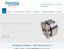 Tablet Screenshot of gearingsolutions.com